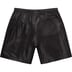 Supreme Gradient Mesh Stripe Baggy Short - Black (front)