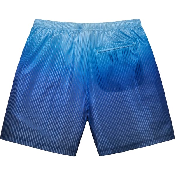 Supreme Gradient Mesh Stripe Baggy Short - Royal (front)