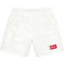 Supreme Gradient Mesh Stripe Baggy Short - White (front)