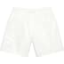 Supreme Gradient Mesh Stripe Baggy Short - White (front)