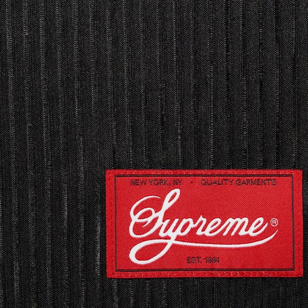 Supreme Gradient Mesh Stripe Jersey - Black (front)