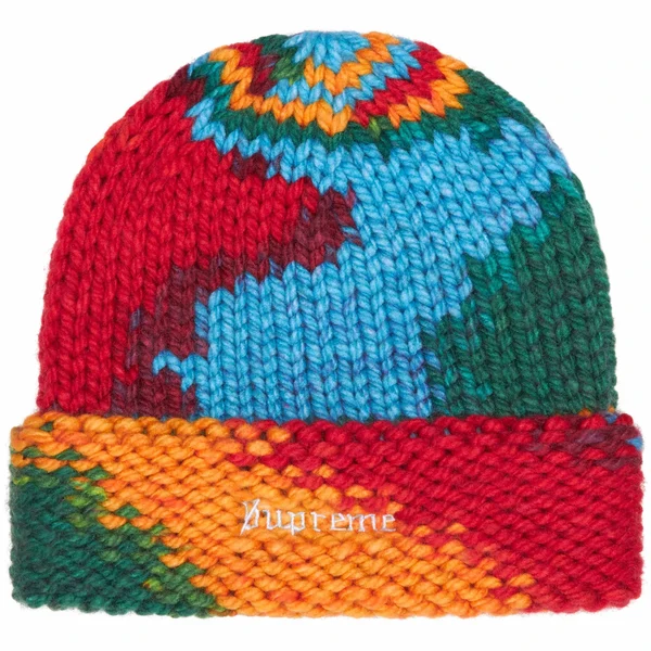 Supreme Gradient Spacedye Beanie - Multicolor (front)