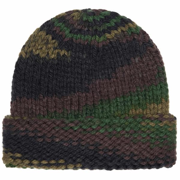 Supreme Gradient Spacedye Beanie - Olive (front)