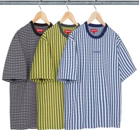 Supreme Grid Jacquard S/S Top