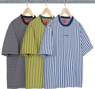 Supreme Grid Jacquard S/S Top