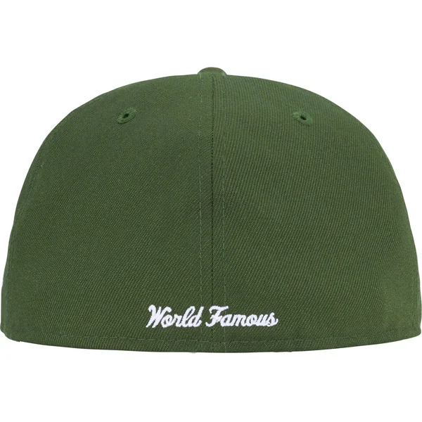 Supreme Grinch Box Logo New Era - Dark Olive (front)
