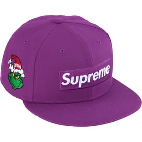 Supreme Grinch Box Logo New Era Purple