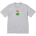 Supreme Grinch Tee - Heather Grey (front)