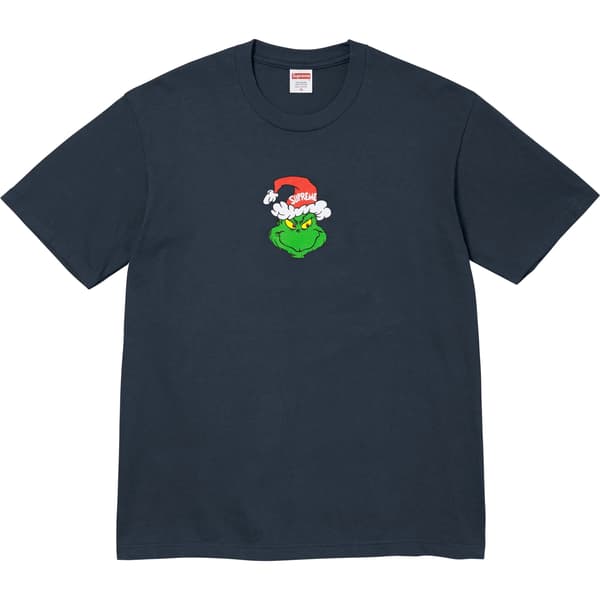 Supreme Grinch Tee - Navy (front)