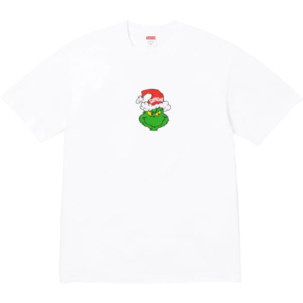 Supreme Grinch Tee - White (front)