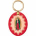 Supreme Guadalupe Leather Keychain - Red (front)
