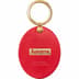 Supreme Guadalupe Leather Keychain - Red (front)