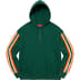 Supreme Half Zip Hooded Sweatshirt - Dark Green (front)
