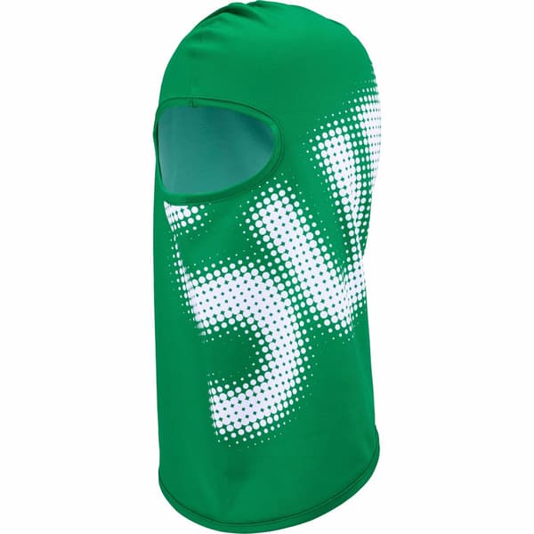 Supreme Halftone Lightweight Balaclava - Green (front)