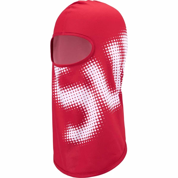 Supreme Halftone Lightweight Balaclava - Red (front)