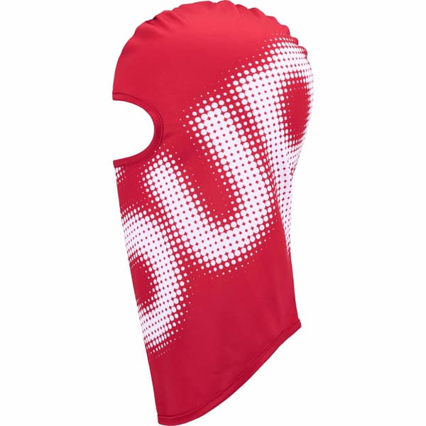 Supreme Halftone Lightweight Balaclava - Red (front)