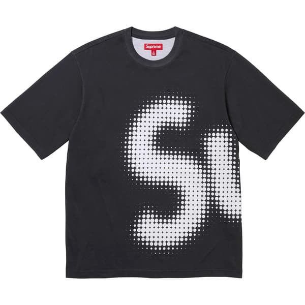 Supreme Halftone S/S Top - Black (front)