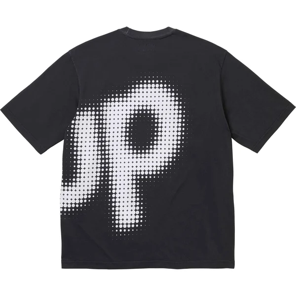 Supreme Halftone S/S Top - Black (front)