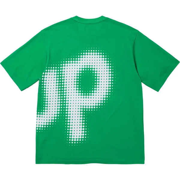Supreme Halftone S/S Top - Bright Green (front)
