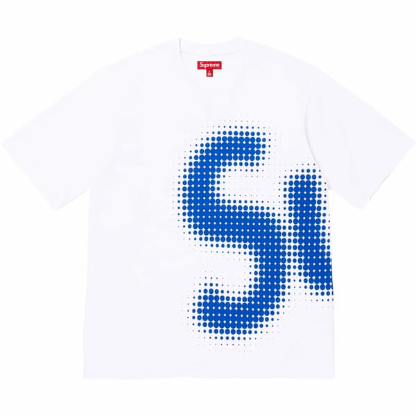 Supreme Halftone S/S Top - White (front)