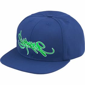 Supreme Handstyle 6-Panel Blue