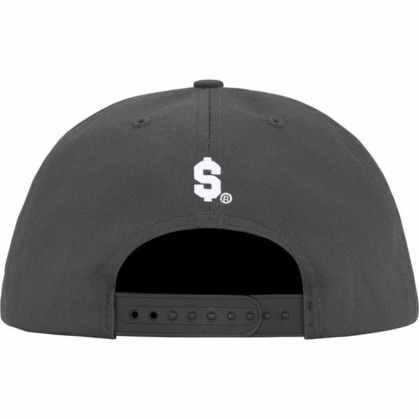 Supreme Handstyle 6-Panel - Charcoal (front)
