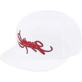 Supreme Handstyle 6-Panel White