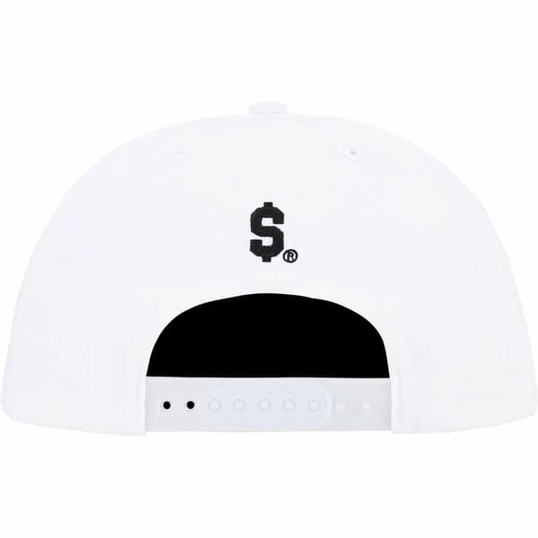 Supreme Handstyle 6-Panel - White (front)