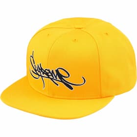 Supreme Handstyle 6-Panel Yellow
