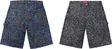 Supreme Handwriting Double Knee Denim Short