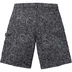 Supreme Handwriting Double Knee Denim Short - Black (front)