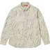 Supreme Handwriting Jacquard Denim Shirt - Dirty (front)