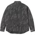 Supreme Handwriting Jacquard Denim Shirt - Washed Black (front)