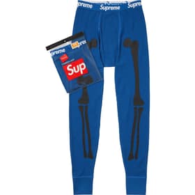 Supreme Hanes Bones Thermal Pant (1 Pack) Blue
