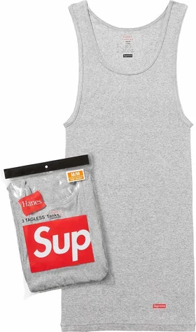 Supreme Hanes Tagless Tank Tops (3 Pack)