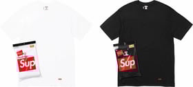 Supreme Hanes Tagless Tees (3 Pack)