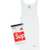 Supreme Hanes Tank Tops (3 Pack) - White (front)