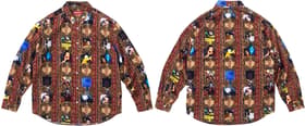 Supreme Hardcore Printed Corduroy Shirt Multicolor