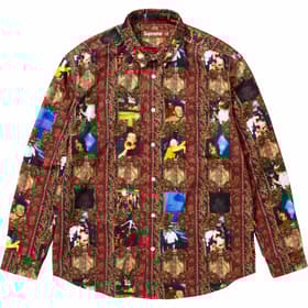 Supreme Hardcore Printed Corduroy Shirt Multicolor
