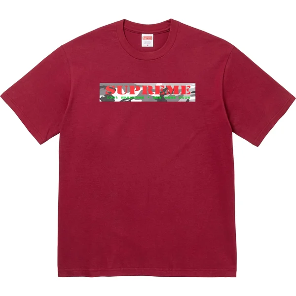 Supreme Hardcore Tee - Cardinal (front)