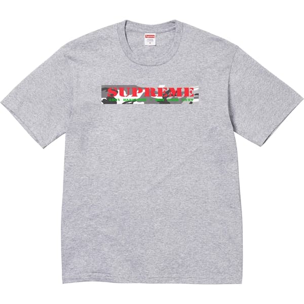 Supreme Hardcore Tee - Heather Grey (front)