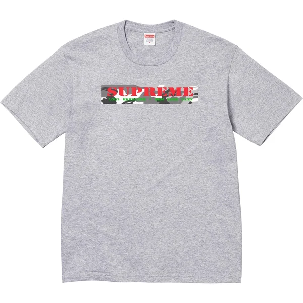 Supreme Hardcore Tee - Heather Grey (front)