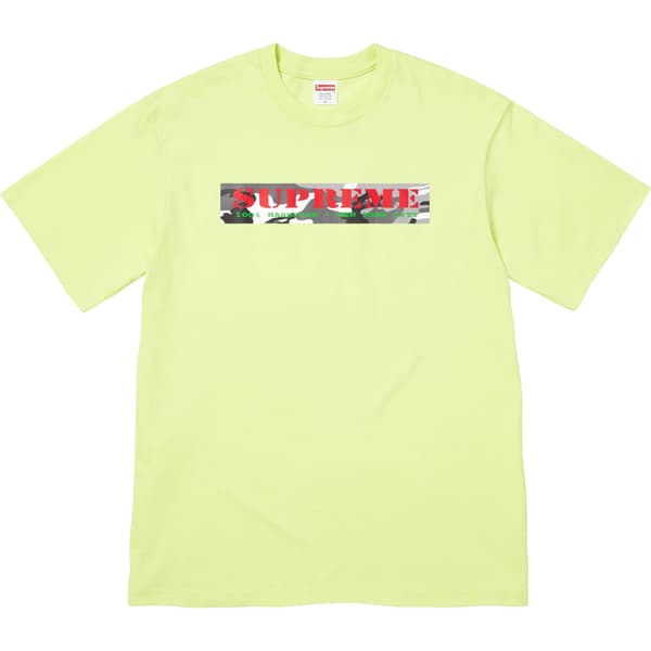 Supreme Hardcore Tee - Pale Mint (front)