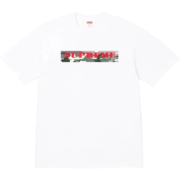 Supreme Hardcore Tee - White (front)