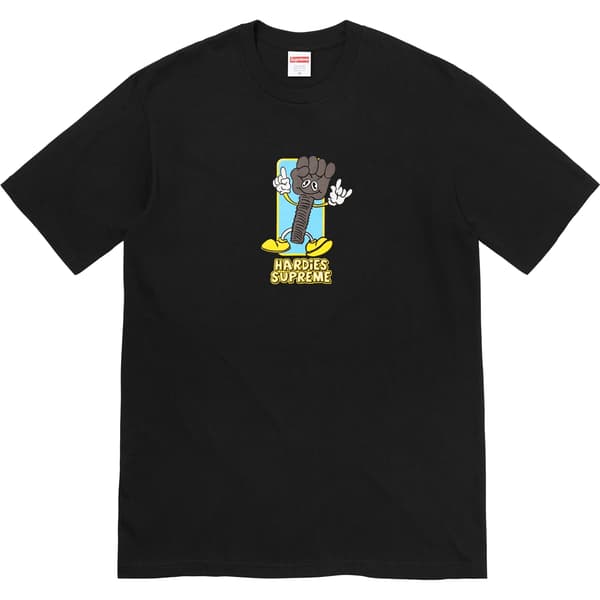 Supreme Hardies Bolt Tee - Black (front)