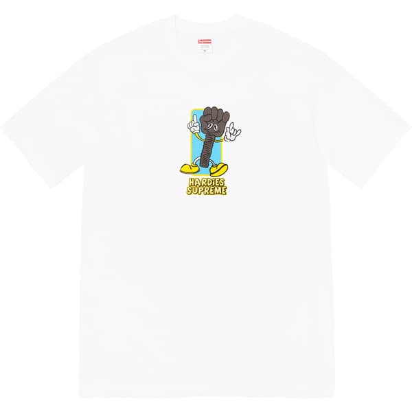 Supreme Hardies Bolt Tee - White (front)