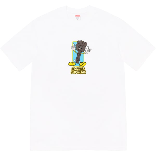 Supreme Hardies Bolt Tee - White (front)