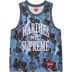 Supreme Hardies Camo Basketball Jersey - Blue (front)