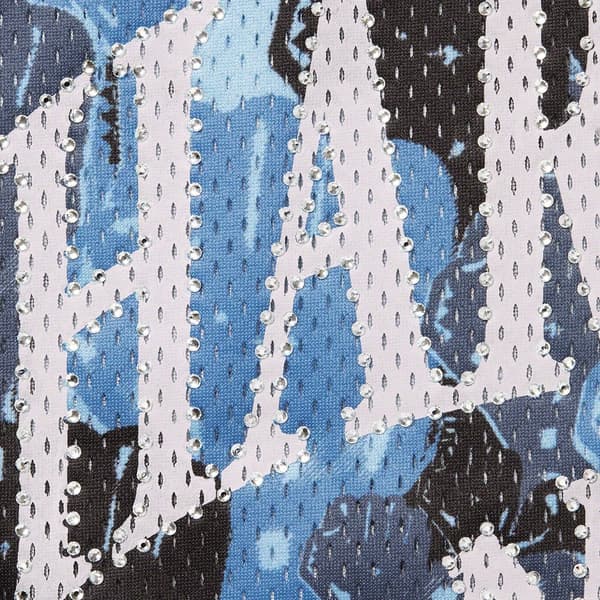 Supreme Hardies Camo Basketball Jersey - Blue (front)