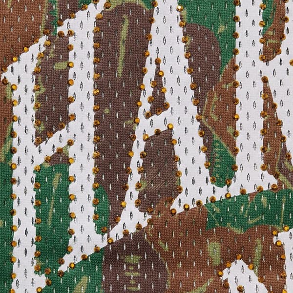 Supreme Hardies Camo Basketball Jersey - Green (front)